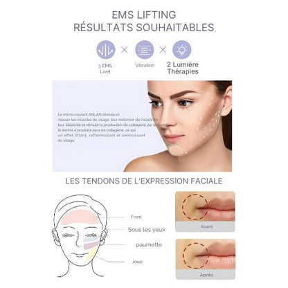 Appareil de massage facial lifting