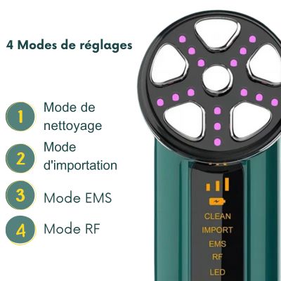 Appareil de massage par vibration et thérapie lumineuse