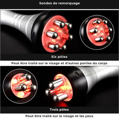 Lifting facial à 2 têtes par radiofréquence