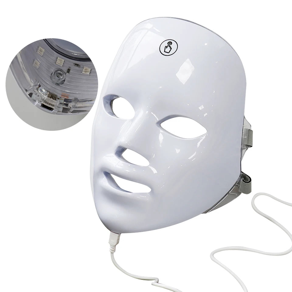 Masque facial LED thérapie