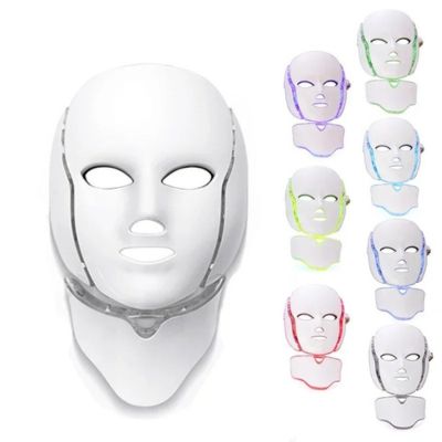 Masque facial de luminothérapie à 7 couleurs